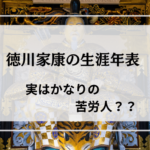 徳川家康の年表をわかりやすく解説！！